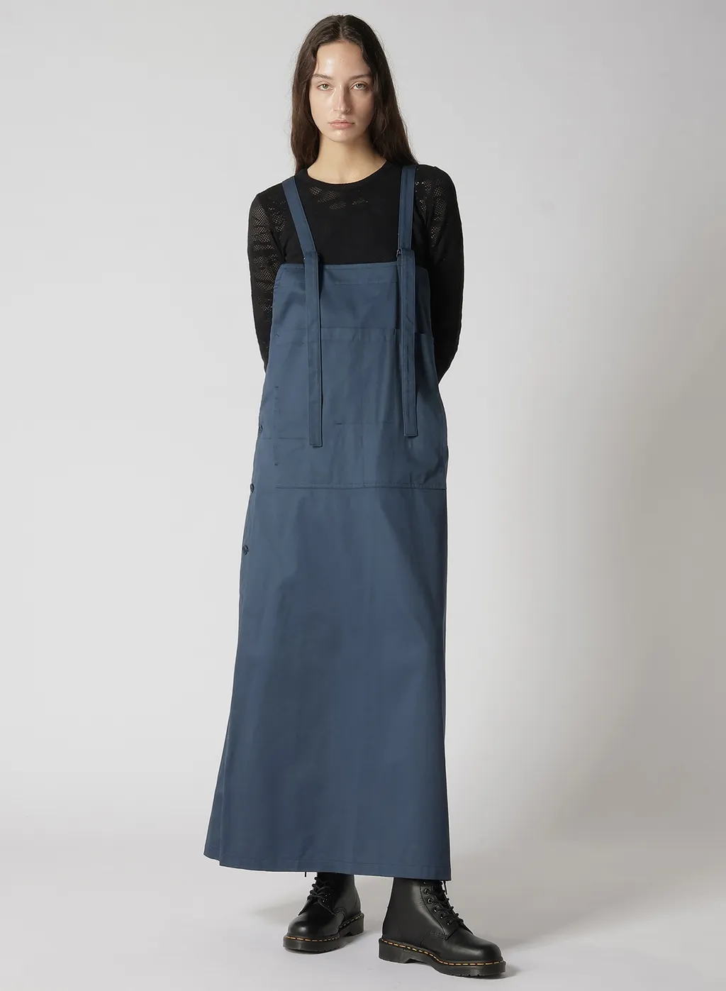 [Y's Born Product] Cotton Twill Front Pocket Dress