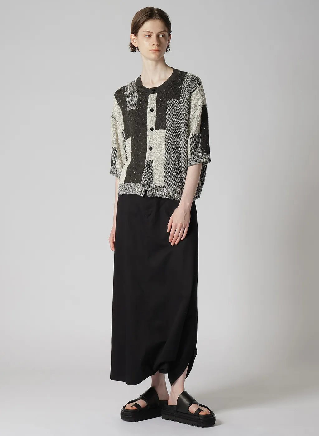 [Y's Born Product] Cotton Twill Skirt Pants