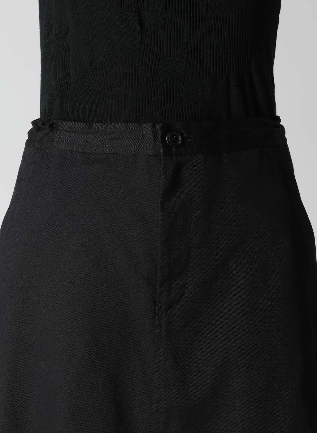 [Y's Born Product] Cotton Twill Skirt Pants