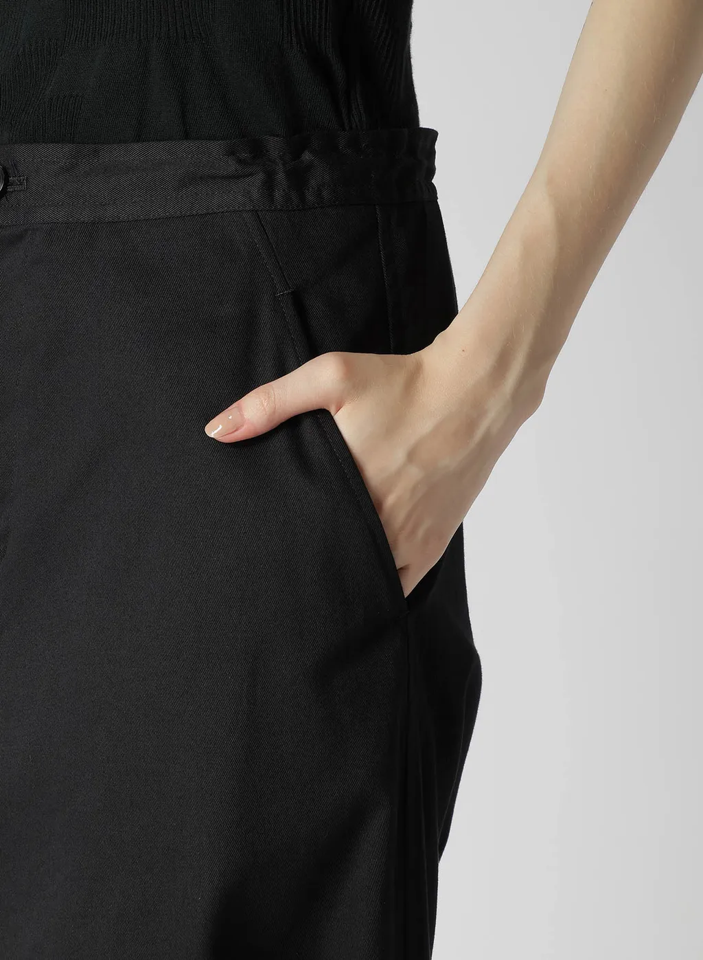 [Y's Born Product] Cotton Twill Skirt Pants