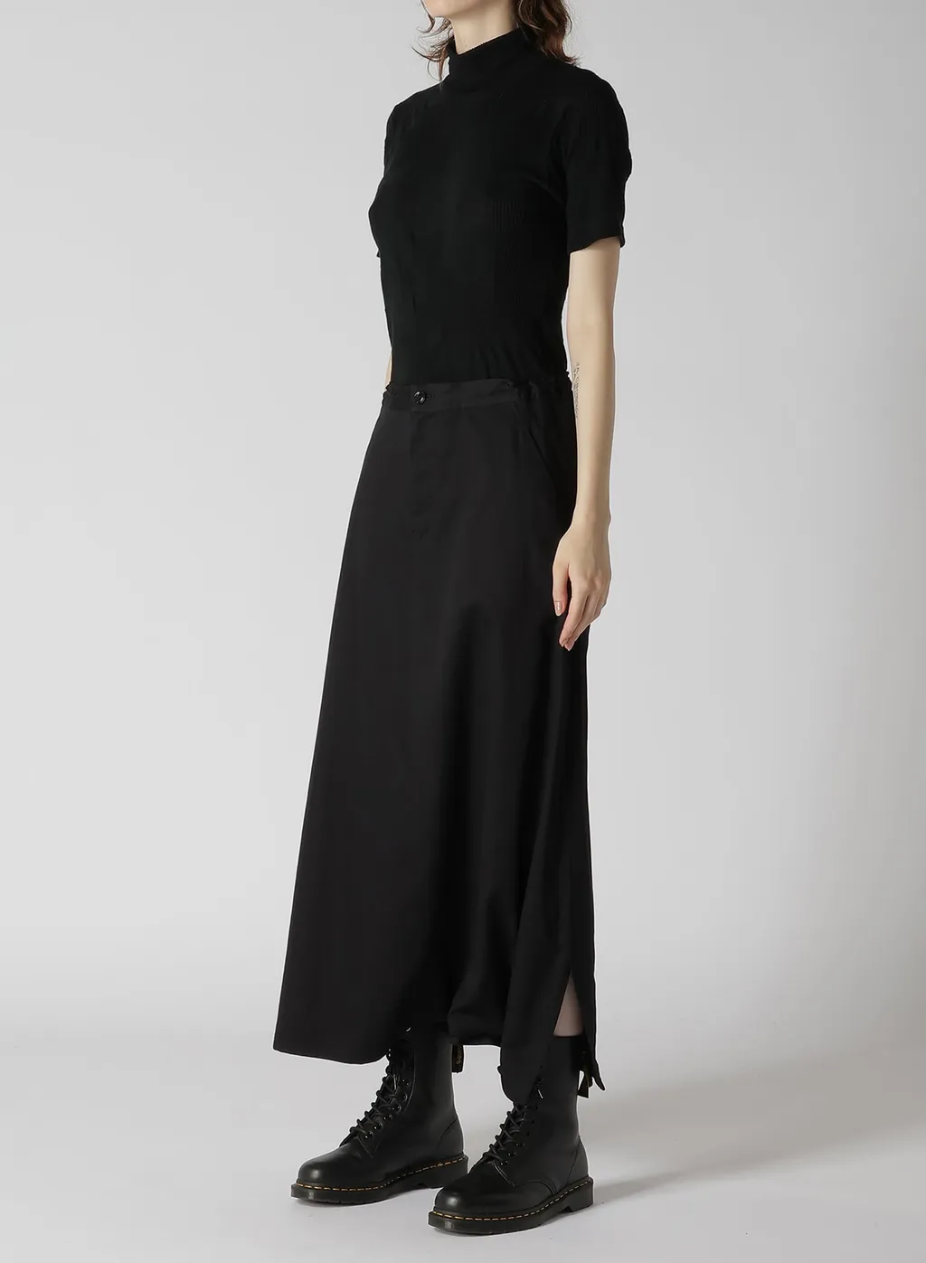 [Y's Born Product] Cotton Twill Skirt Pants