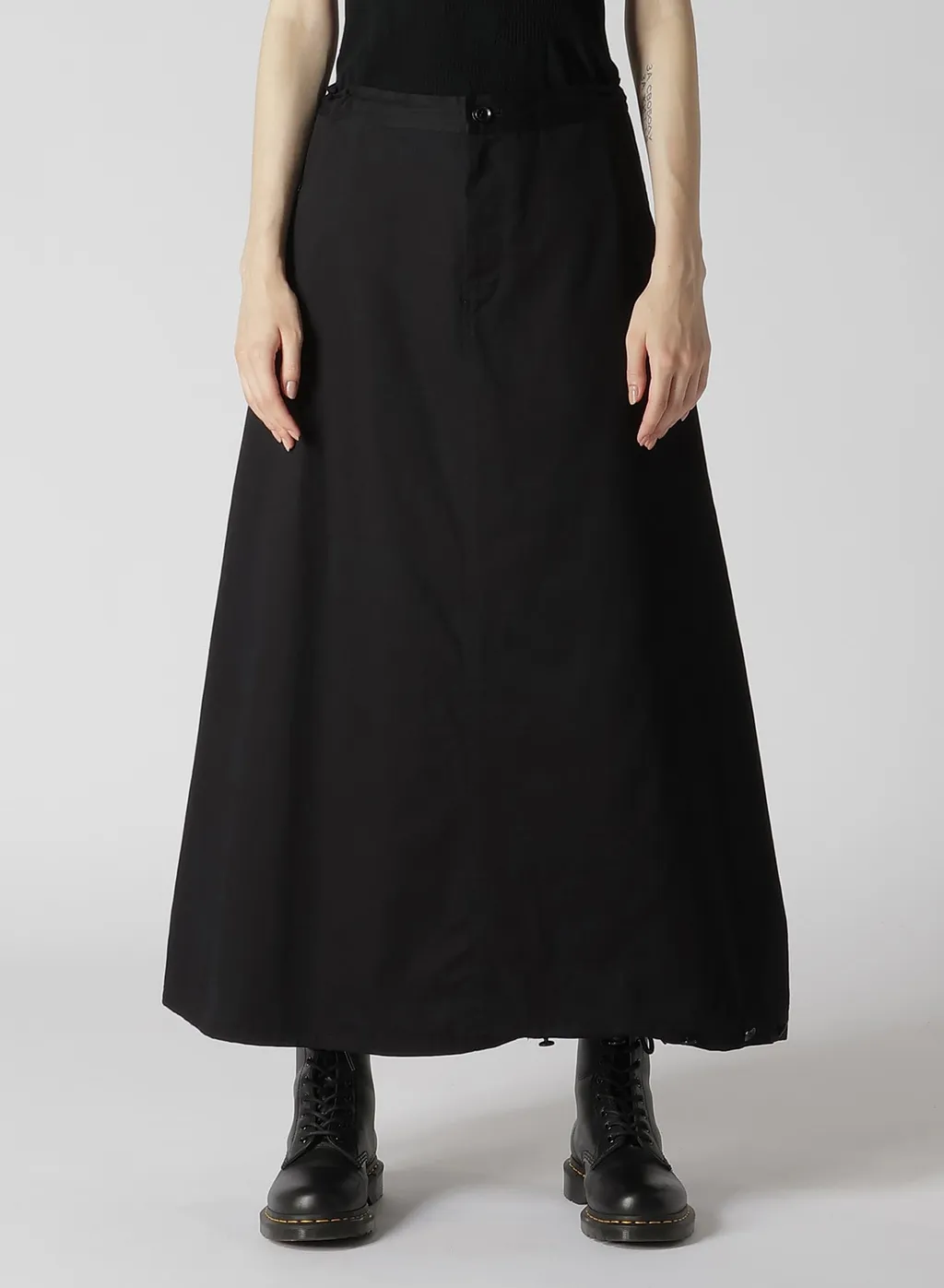 [Y's Born Product] Cotton Twill Skirt Pants