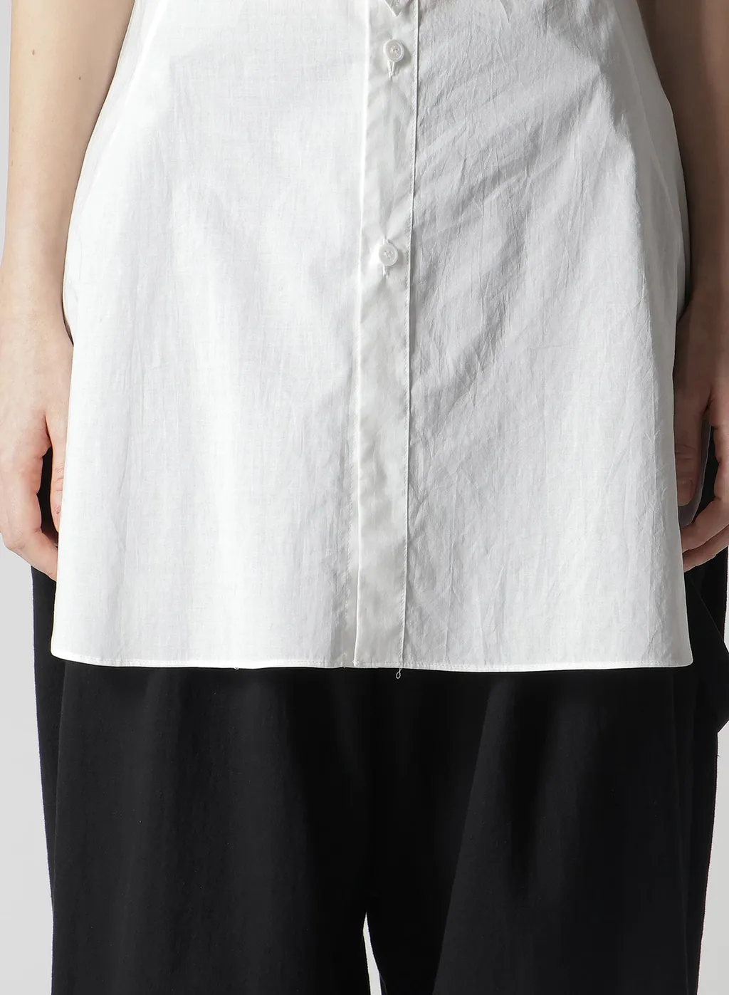 Cotton/Lawn Stand Collar Shirt