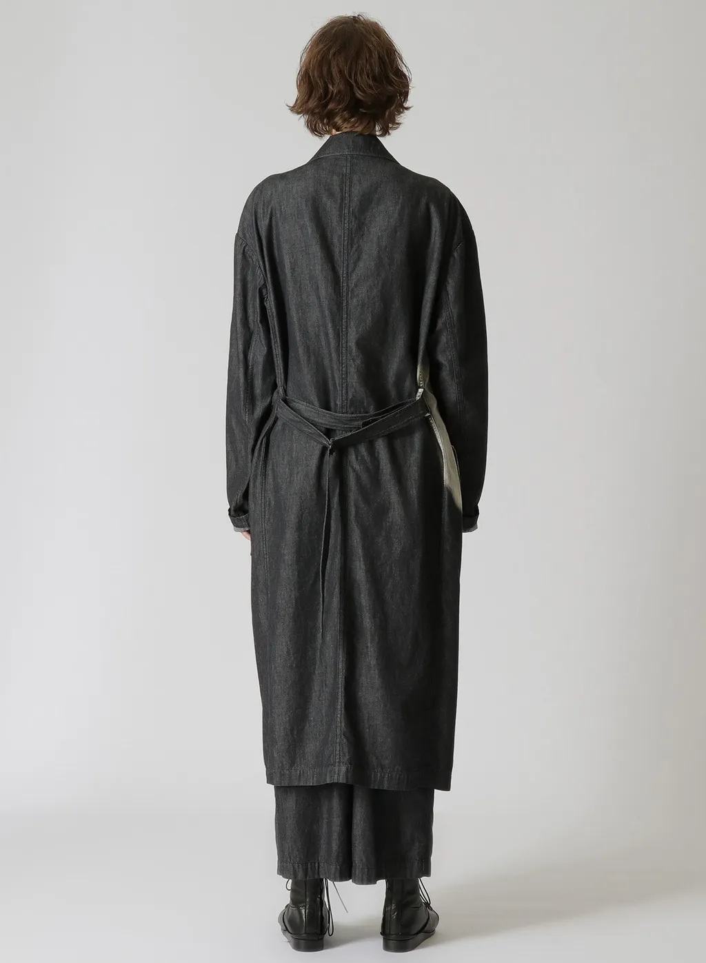 Spotted Denim 4 Pockets Long Jacket