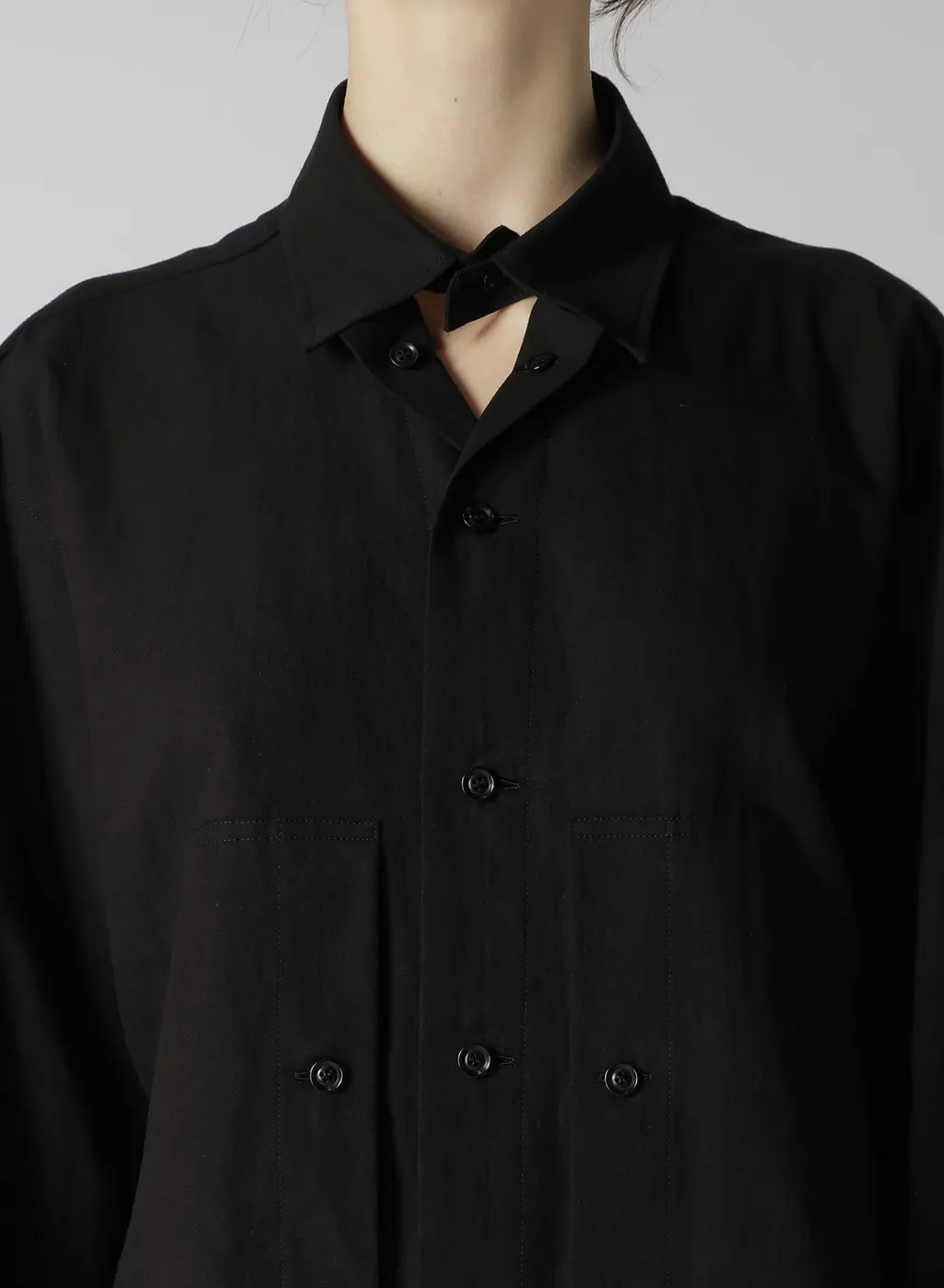 Untwisting Lawn Work Shirt