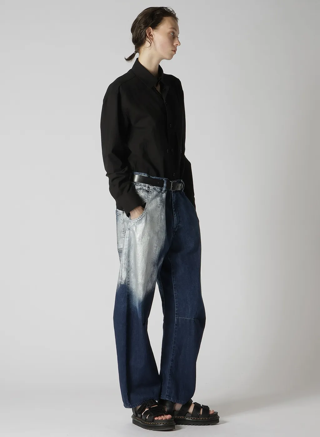Untwisting Lawn Work Shirt