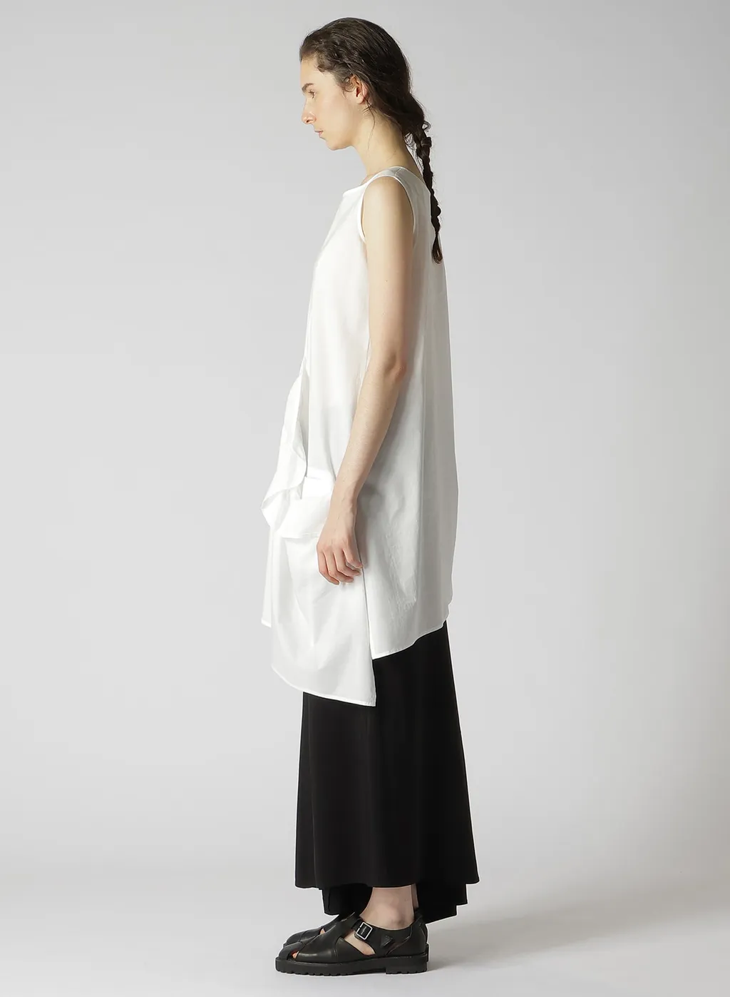 Cotton Lawn Gathered Blouse