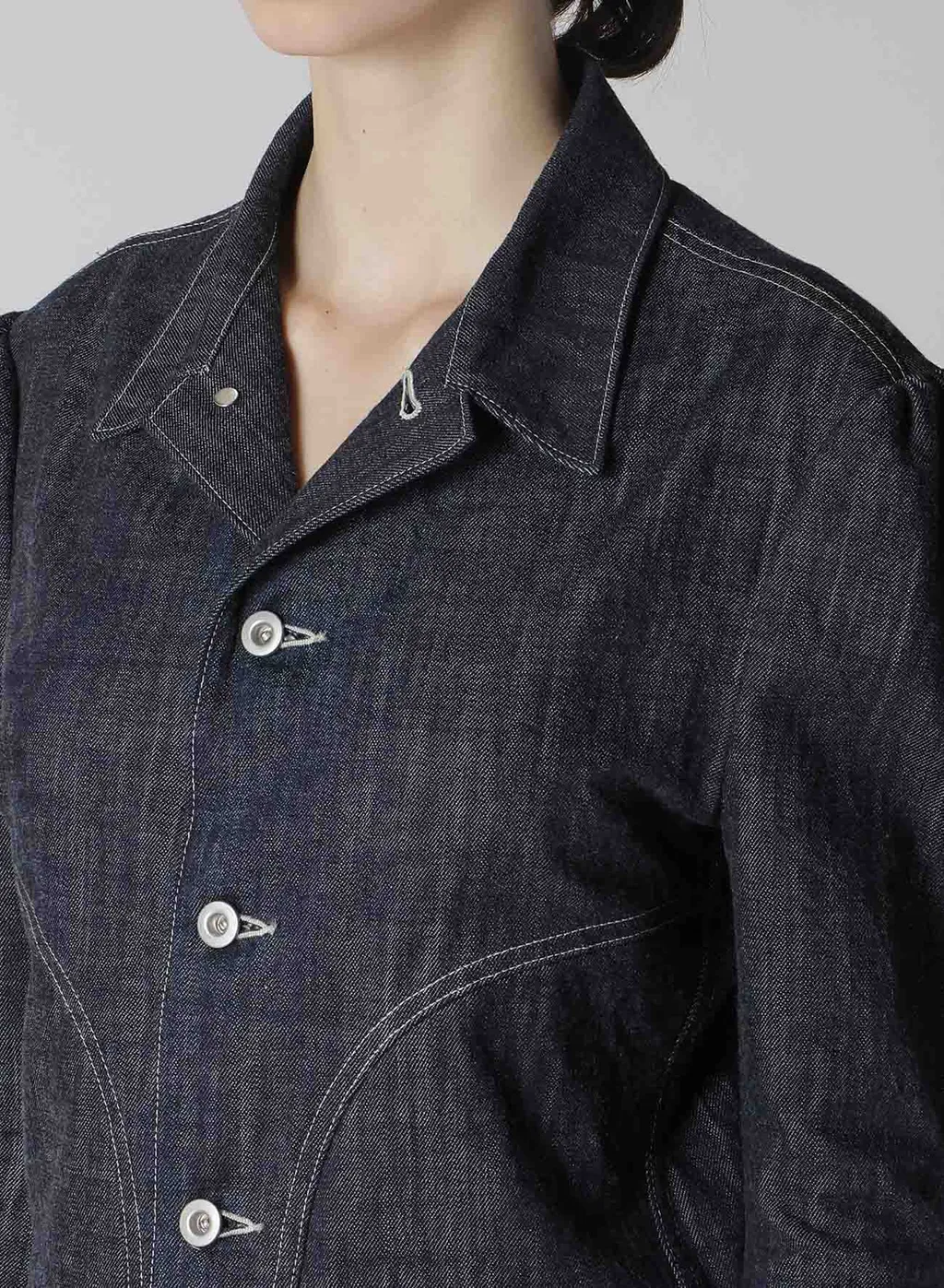 8Oz Rigid Denim Slit Jacket
