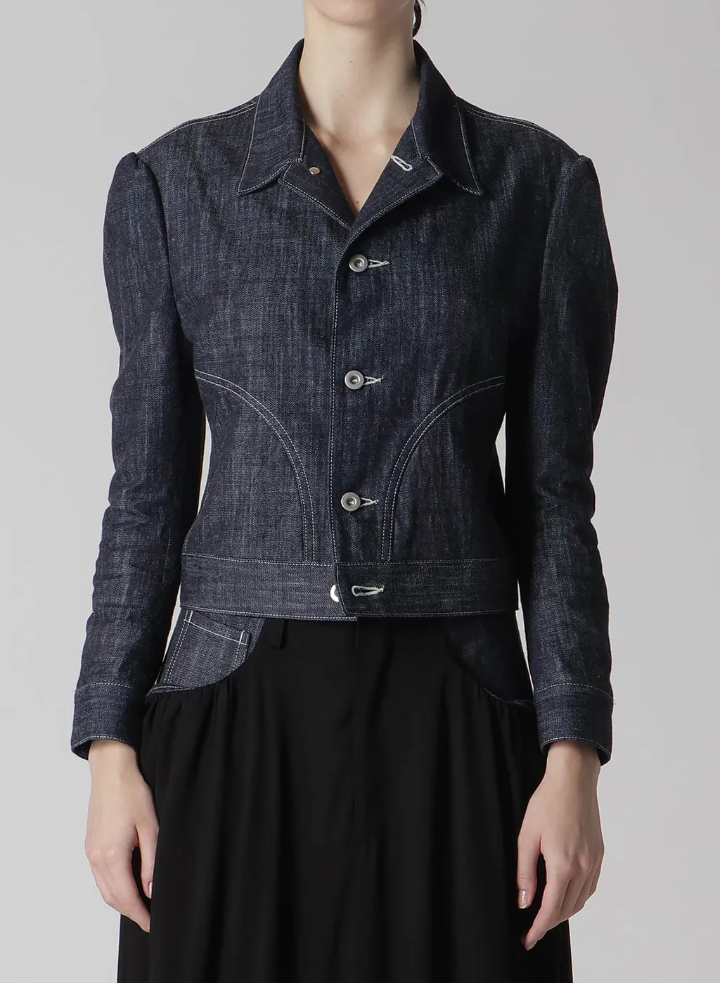 8Oz Rigid Denim Slit Jacket