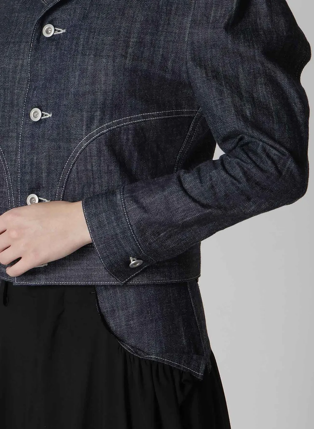 8Oz Rigid Denim Slit Jacket