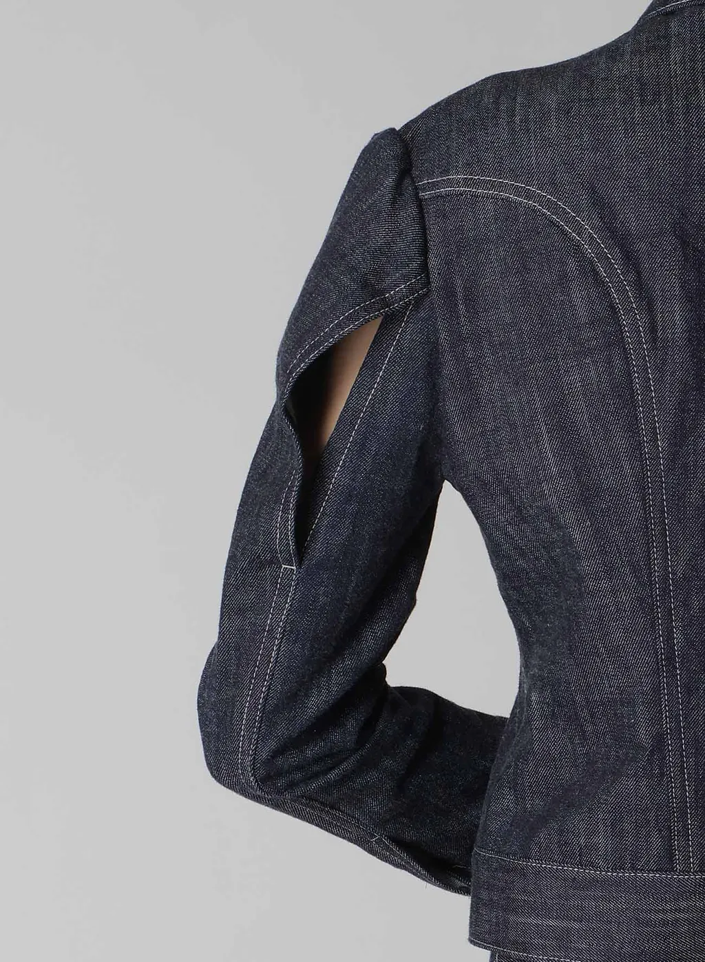 8Oz Rigid Denim Slit Jacket