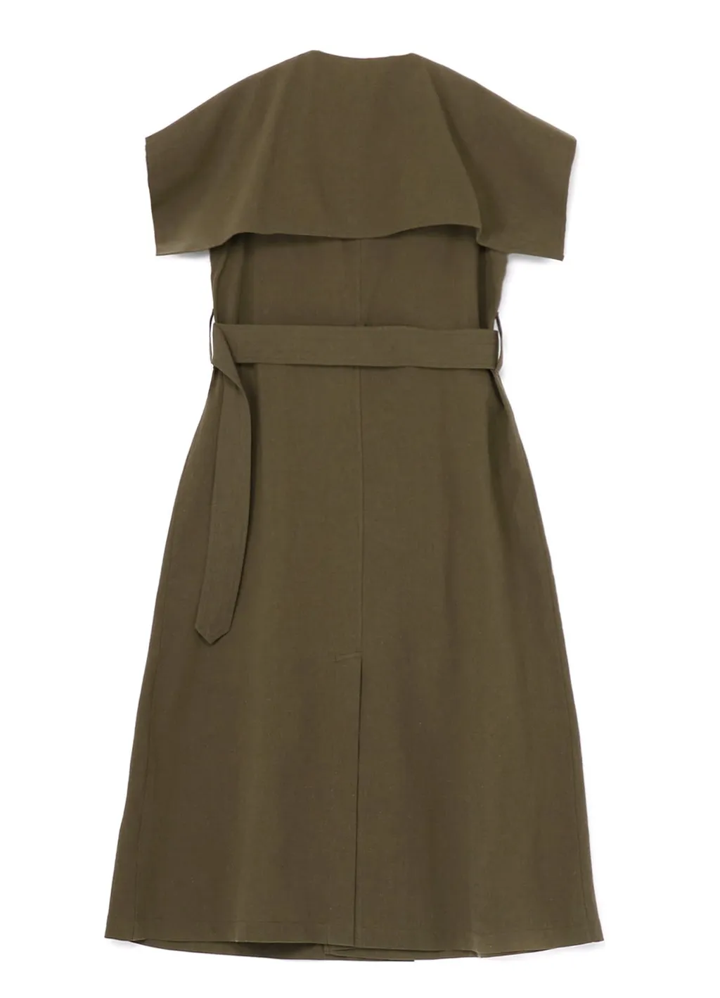 Cotton Flax Poplin Sailor Collar Coat