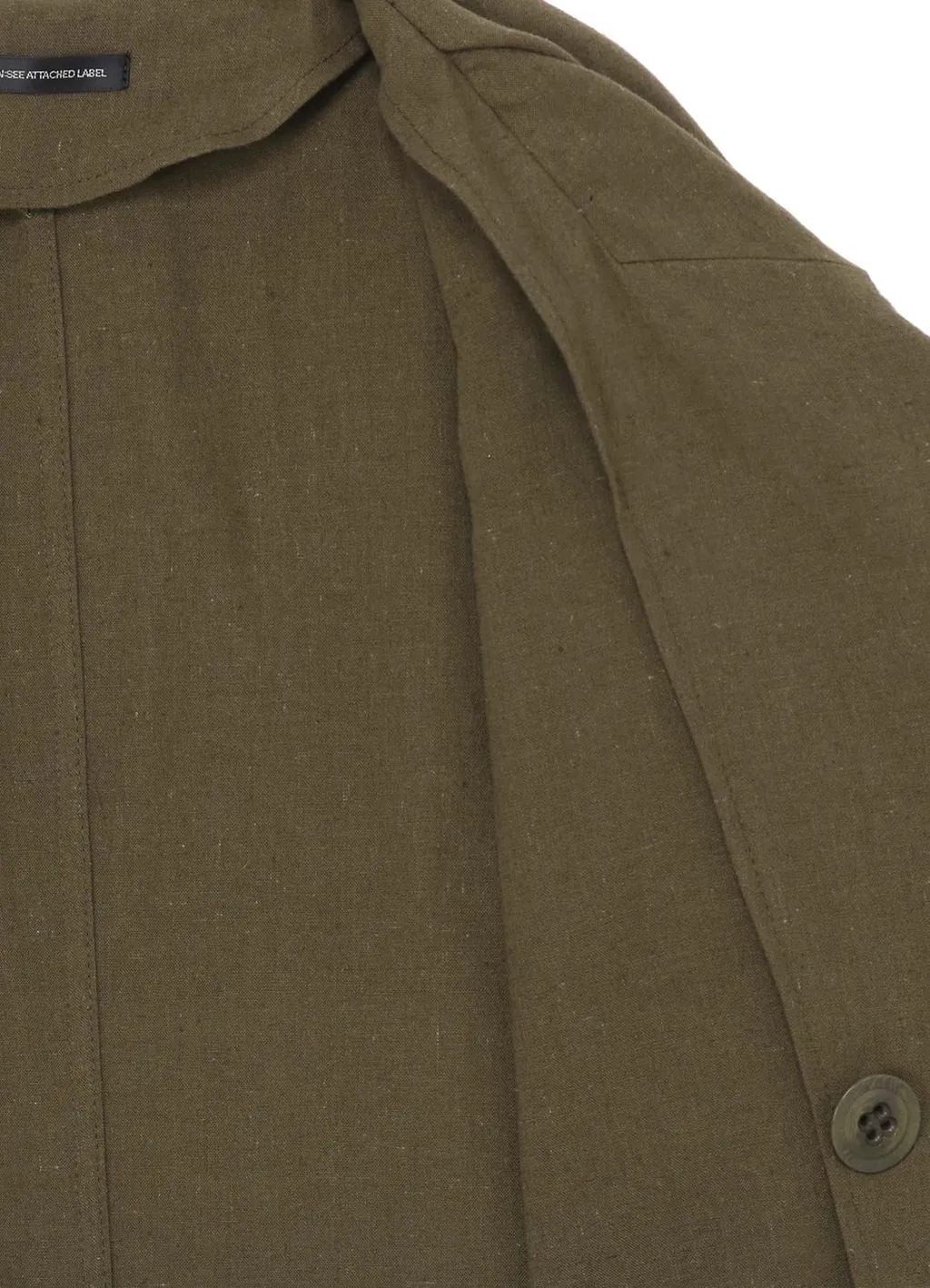 Cotton Flax Poplin Sailor Collar Coat