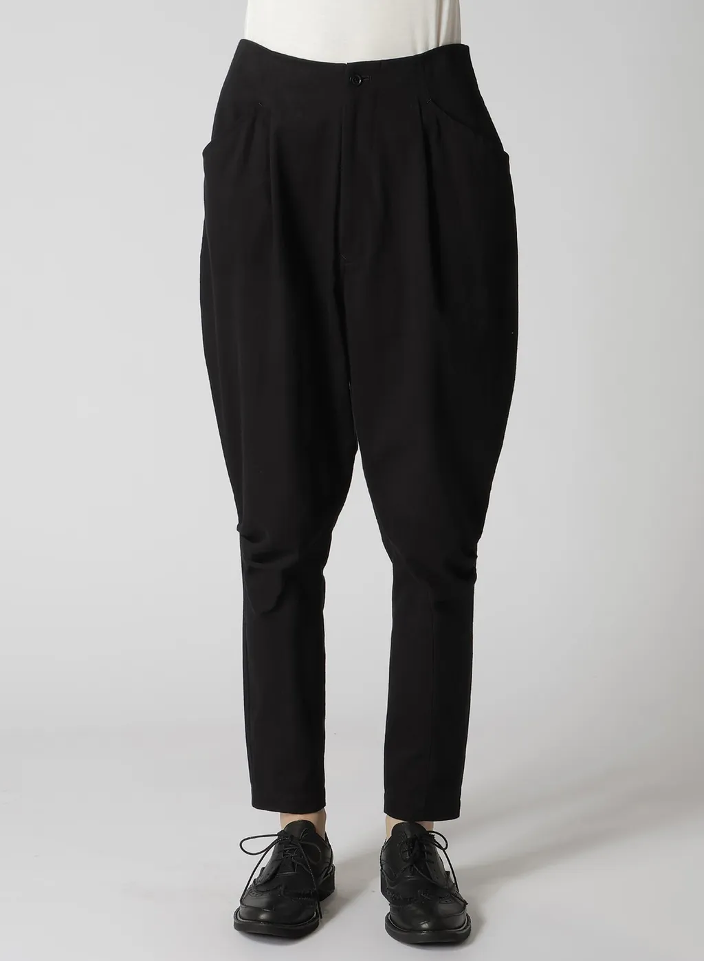 Uneven Yarn Soft Twill Jodhpurs Pants