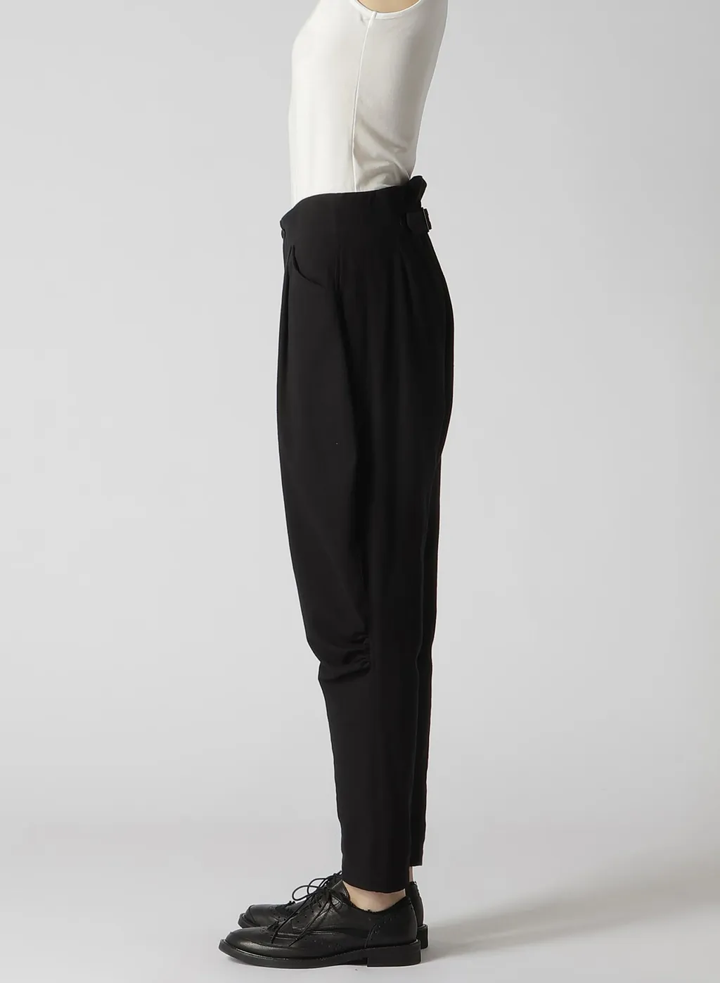 Uneven Yarn Soft Twill Jodhpurs Pants