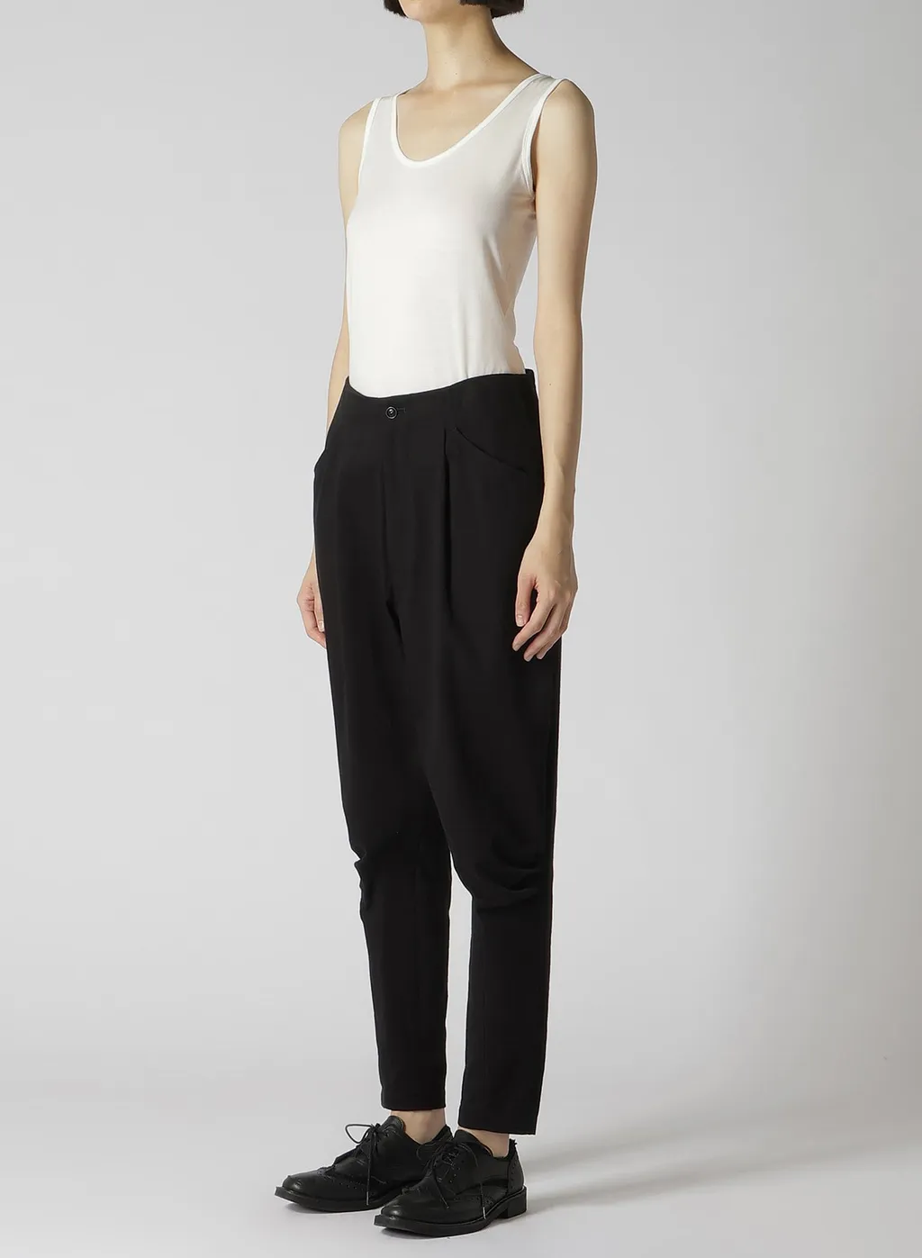 Uneven Yarn Soft Twill Jodhpurs Pants