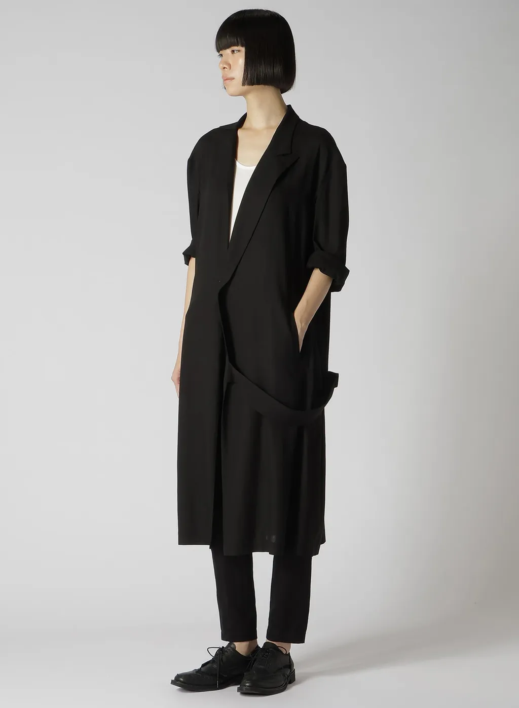 Uneven Yarn Soft Twill Jodhpurs Pants