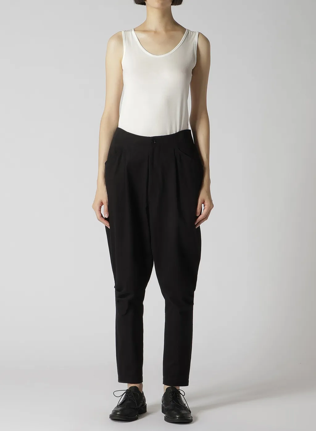Uneven Yarn Soft Twill Jodhpurs Pants
