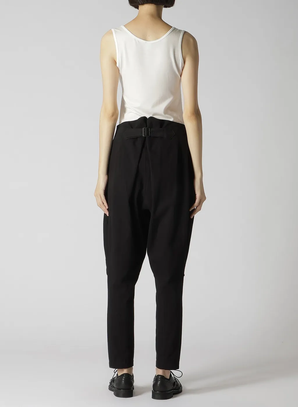 Uneven Yarn Soft Twill Jodhpurs Pants