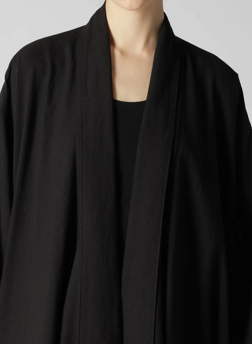 Cotton Flax Poplin Robe Coat