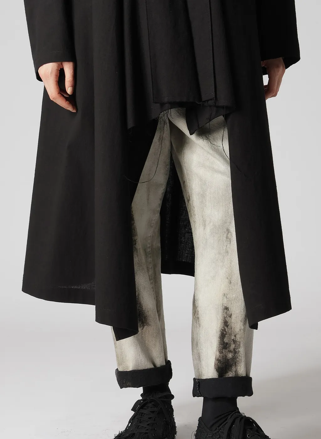 Cotton Flax Poplin Robe Coat