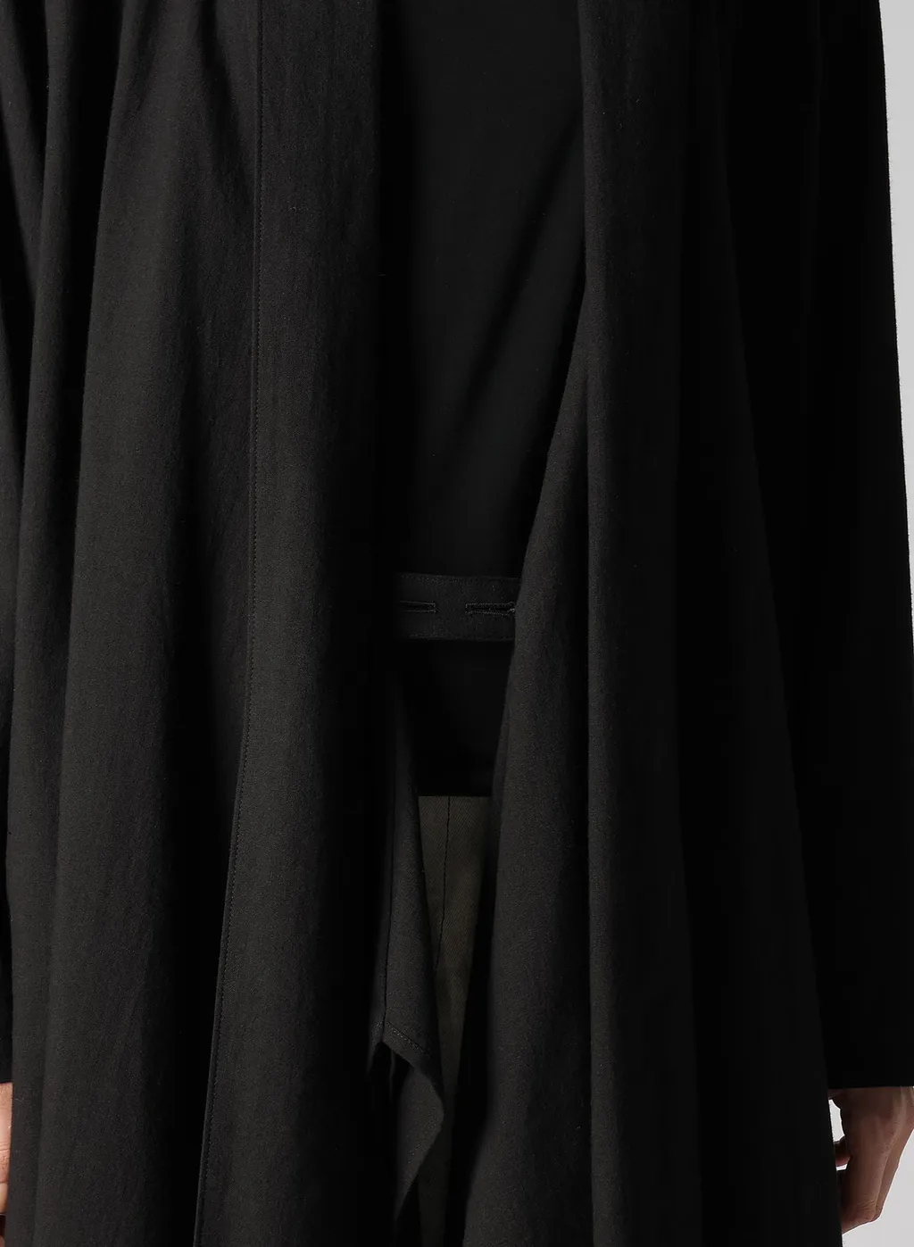 Cotton Flax Poplin Robe Coat