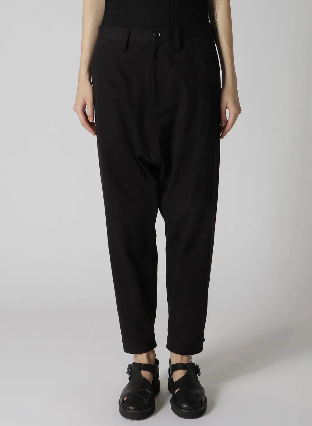 Uneven Yarn Soft Twill Sarrouel