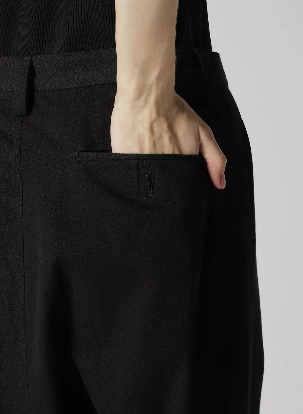 Uneven Yarn Soft Twill Sarrouel