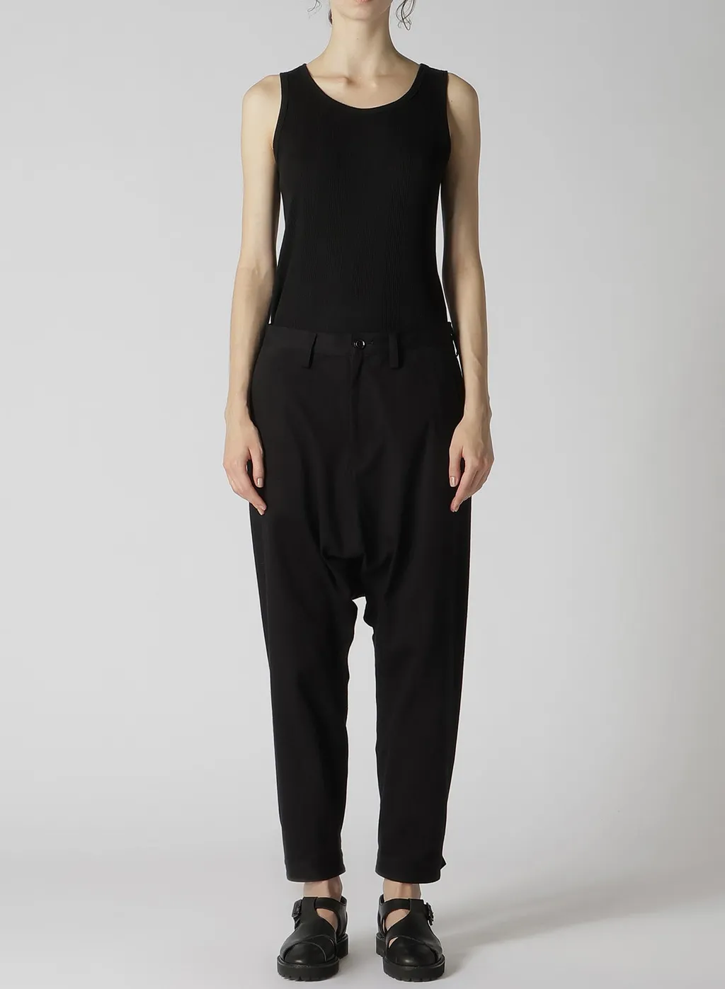 Uneven Yarn Soft Twill Sarrouel