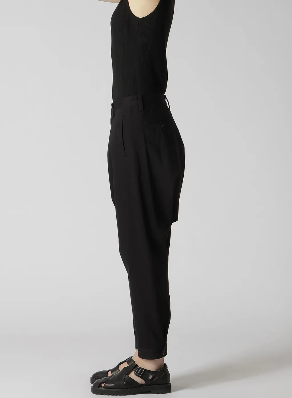 Uneven Yarn Soft Twill Sarrouel