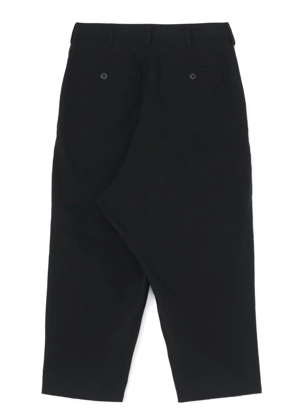 Cotton Flax Poplin Double Tuck Tapered Pants