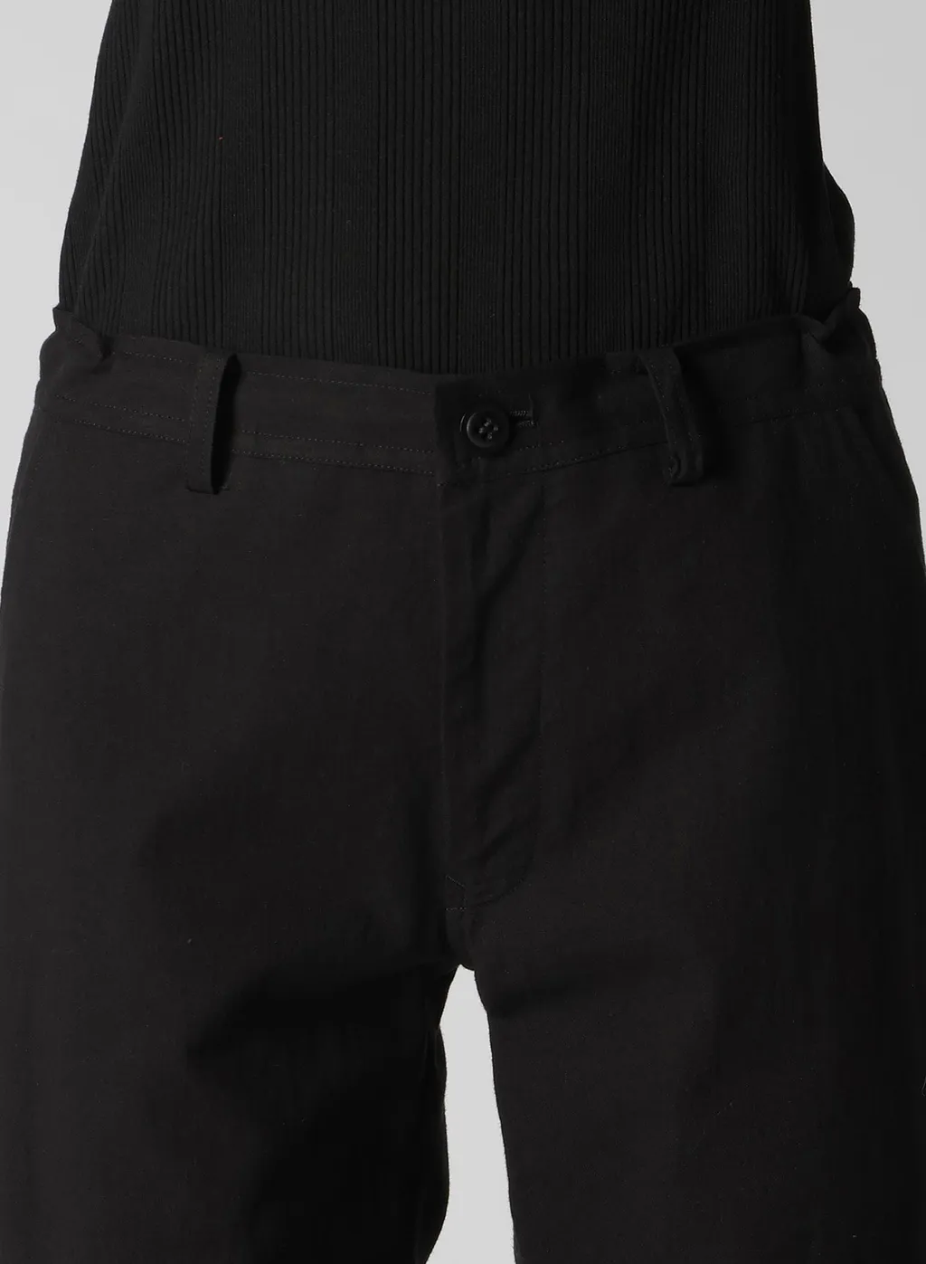 Cotton Flax Poplin Slim Pants
