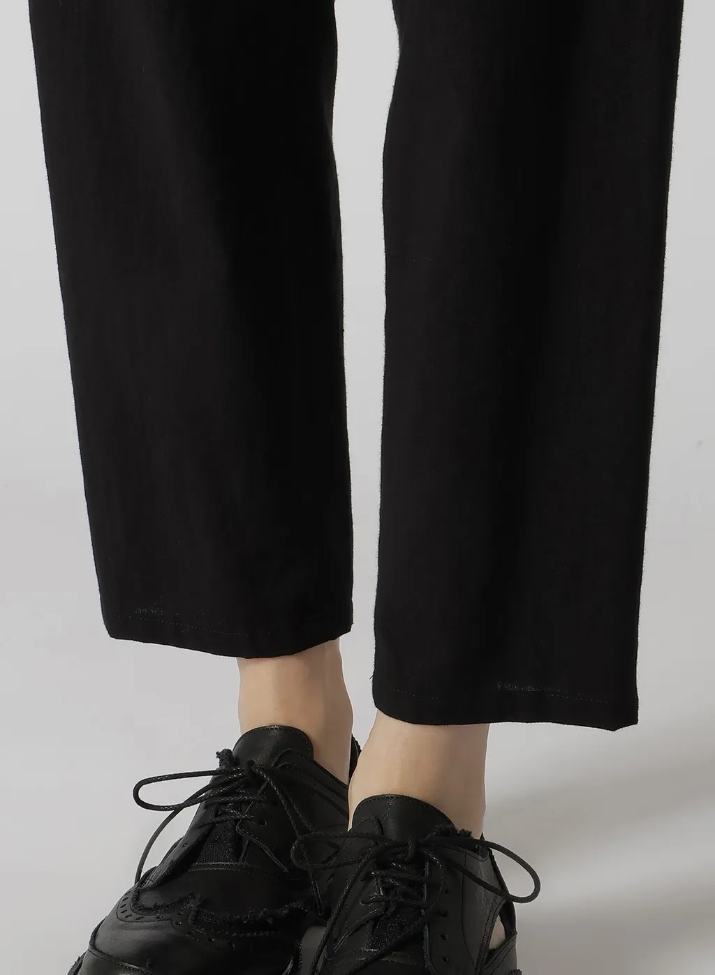 Cotton Flax Poplin Slim Pants