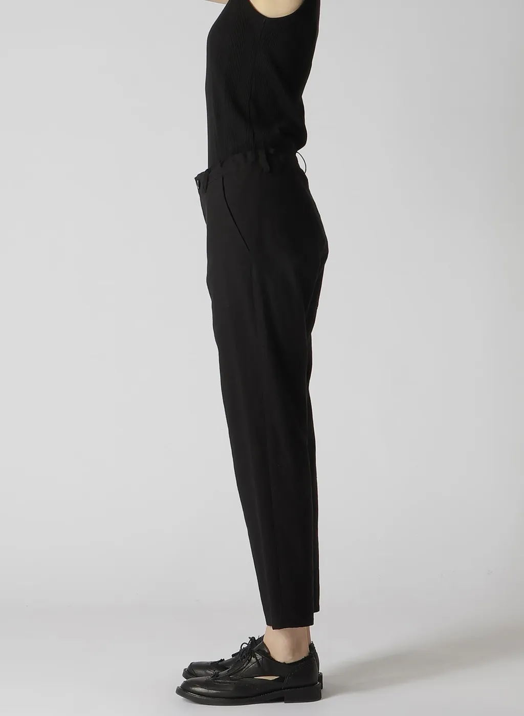 Cotton Flax Poplin Slim Pants
