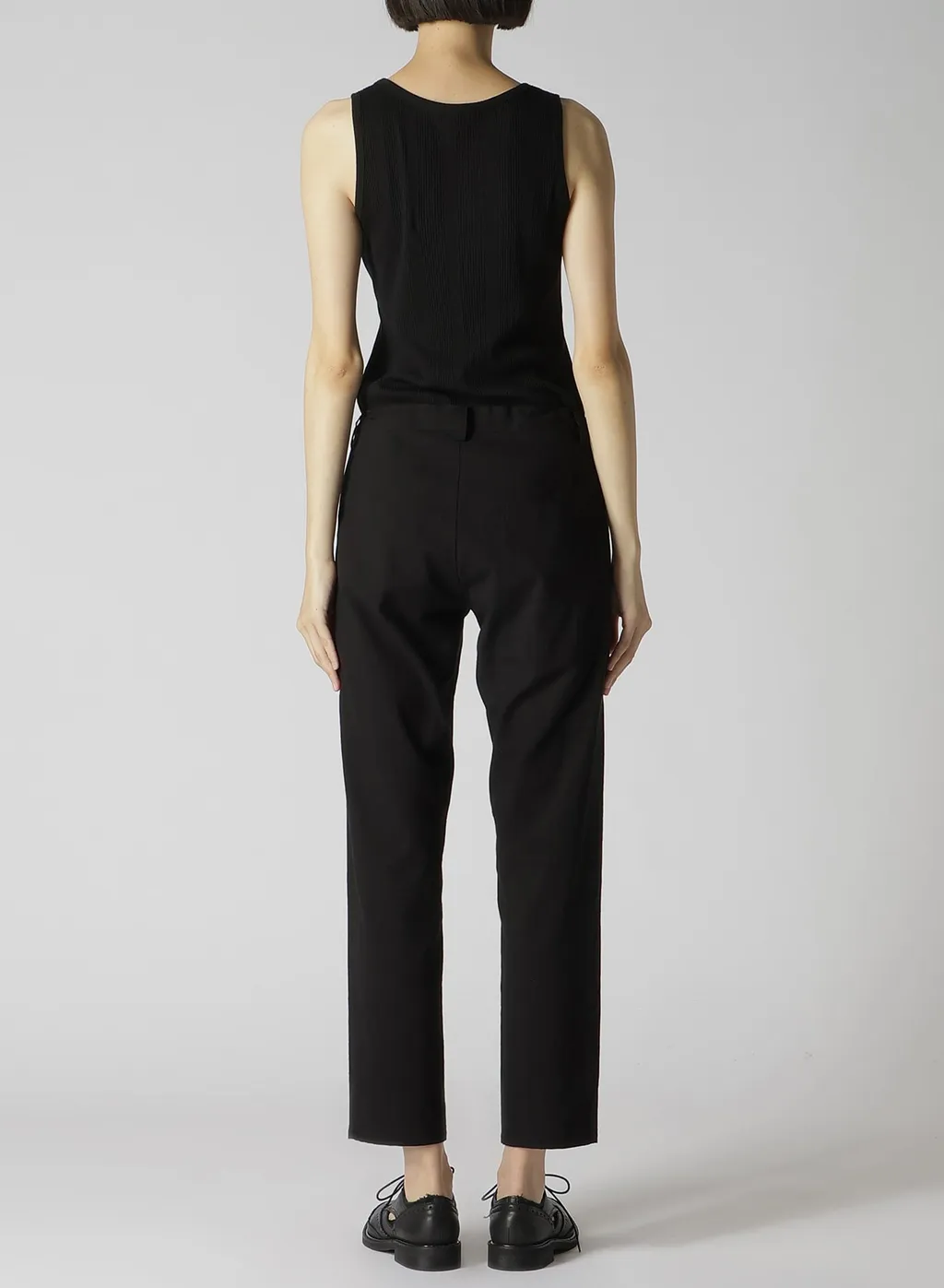 Cotton Flax Poplin Slim Pants