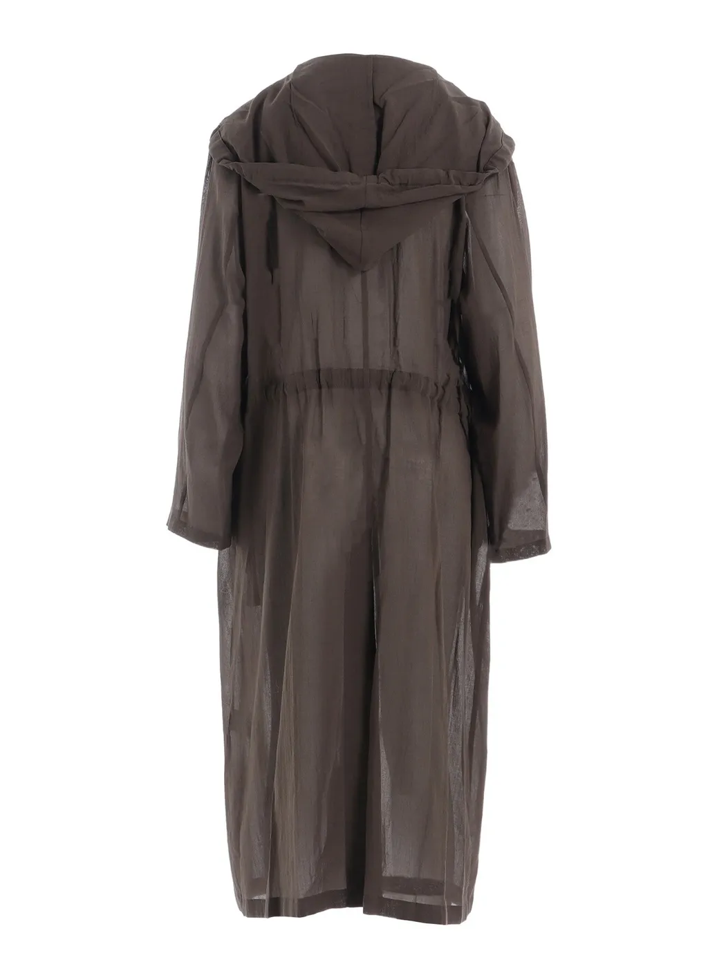 Cotton Chiffon Hoodie Coat