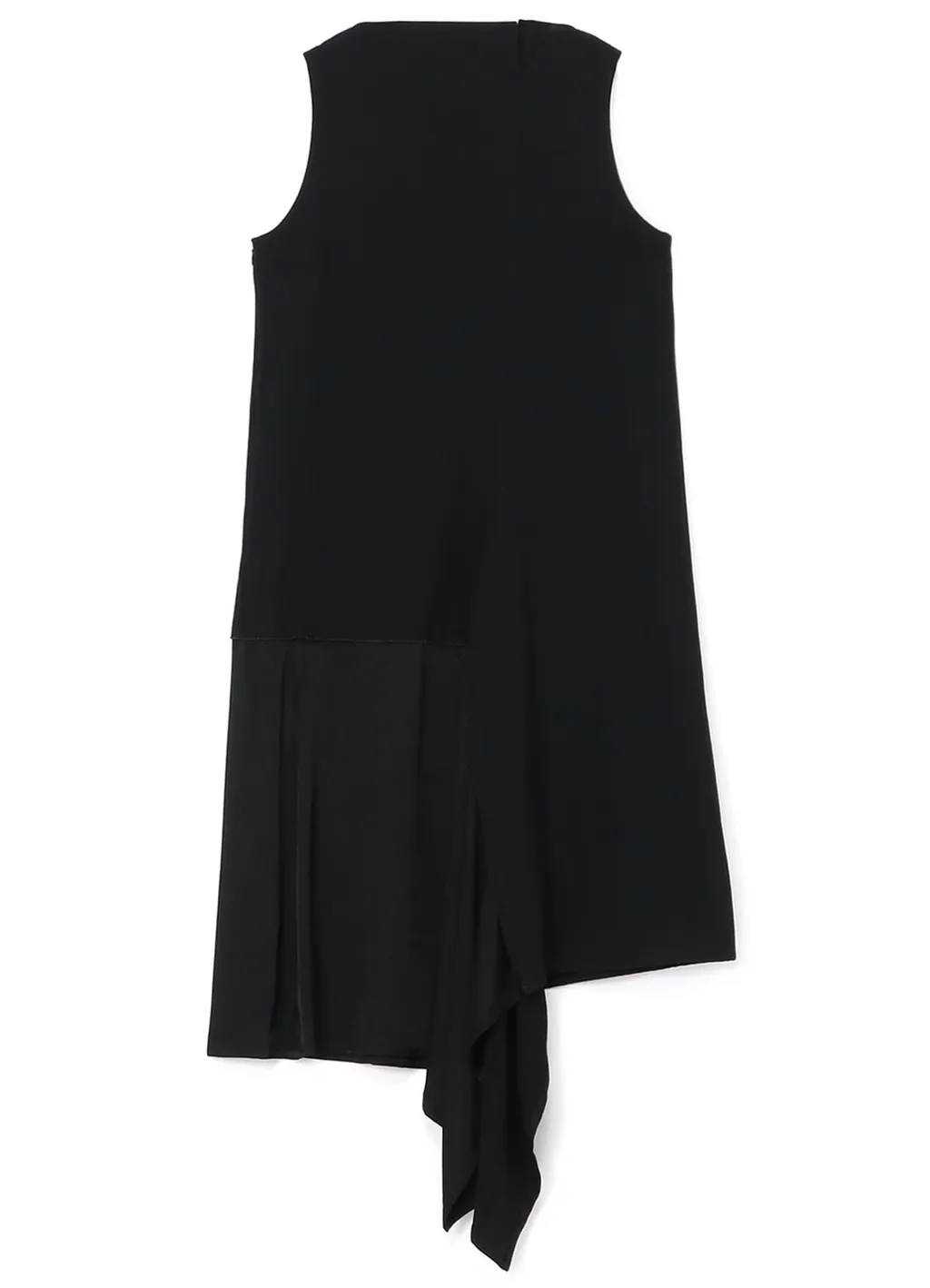 Denim Hole Embroidery Collar Square Sleeveless Dress