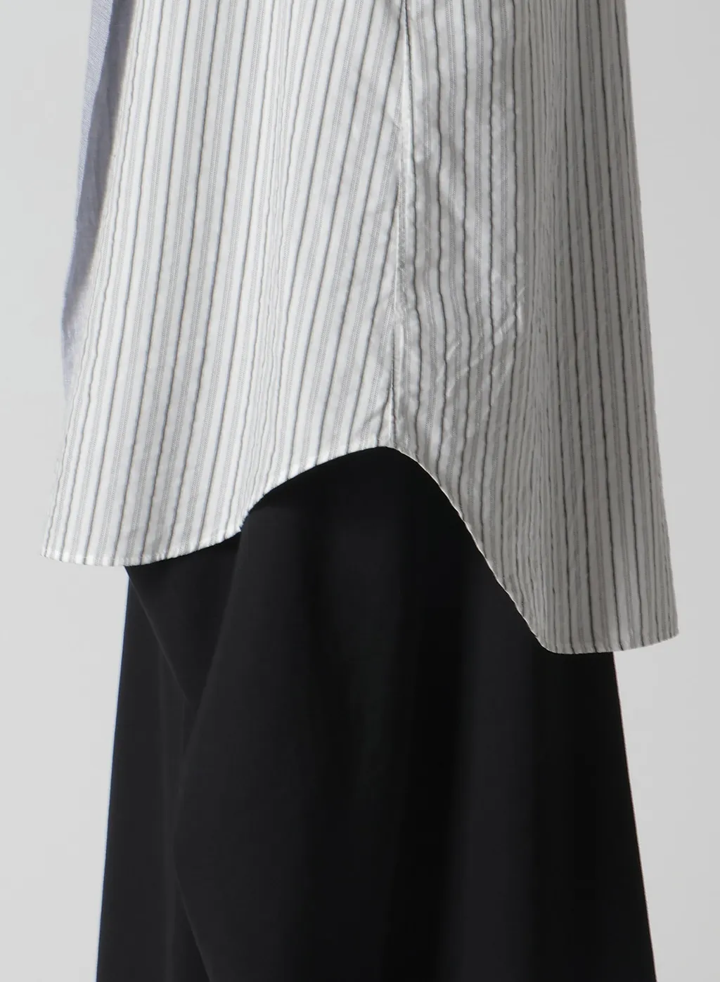 C/Cu Hard Twisted Dobby Stripe Tie Style Shirt