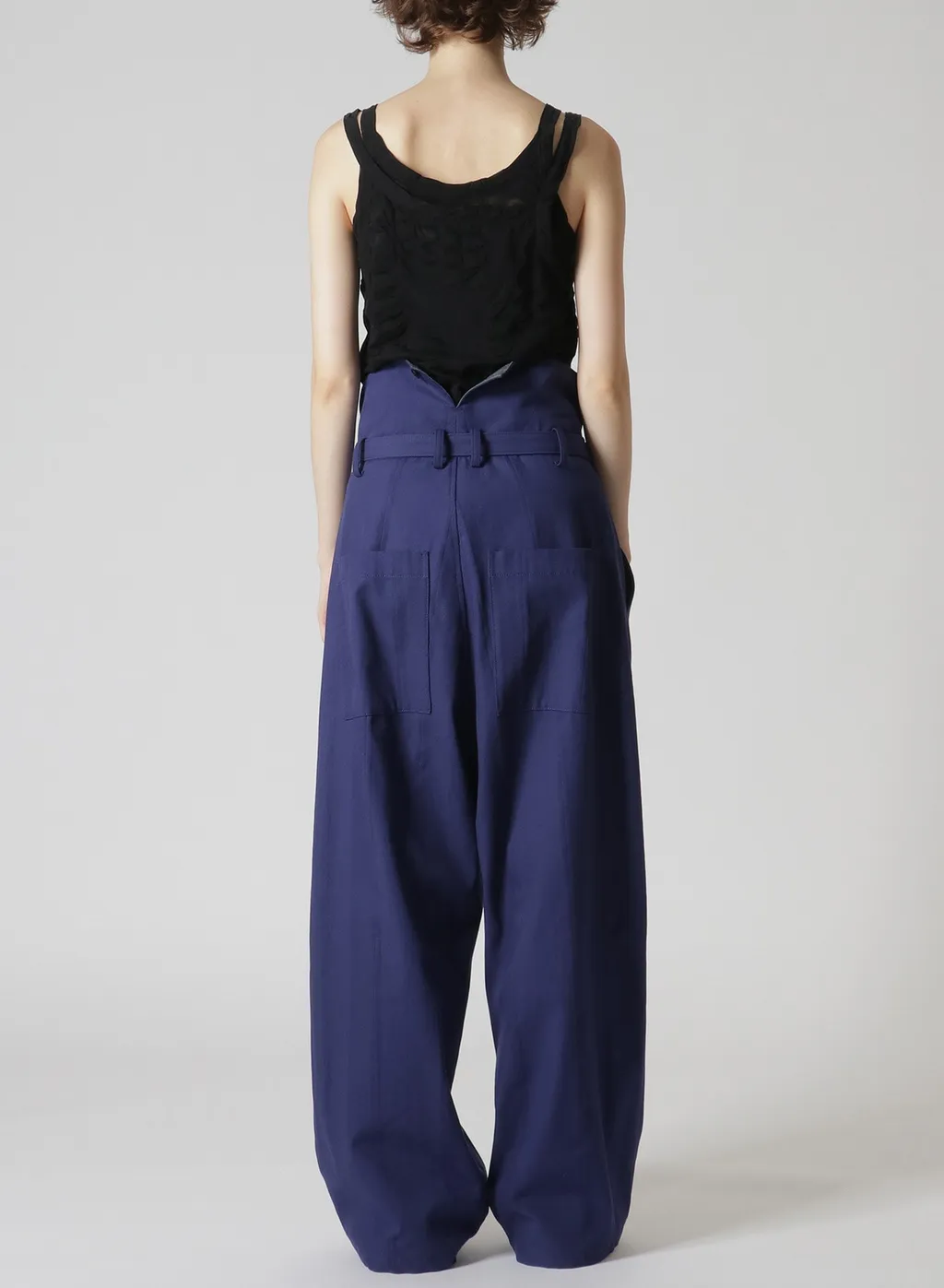 Multi Striped Dobby Chino Belted High Waist Pants