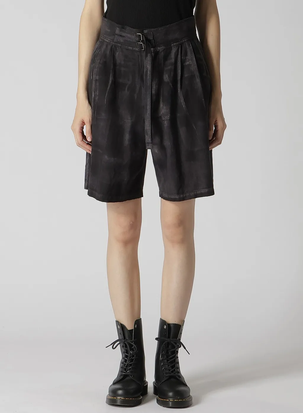 Melange Dungaree Gurka Shorts