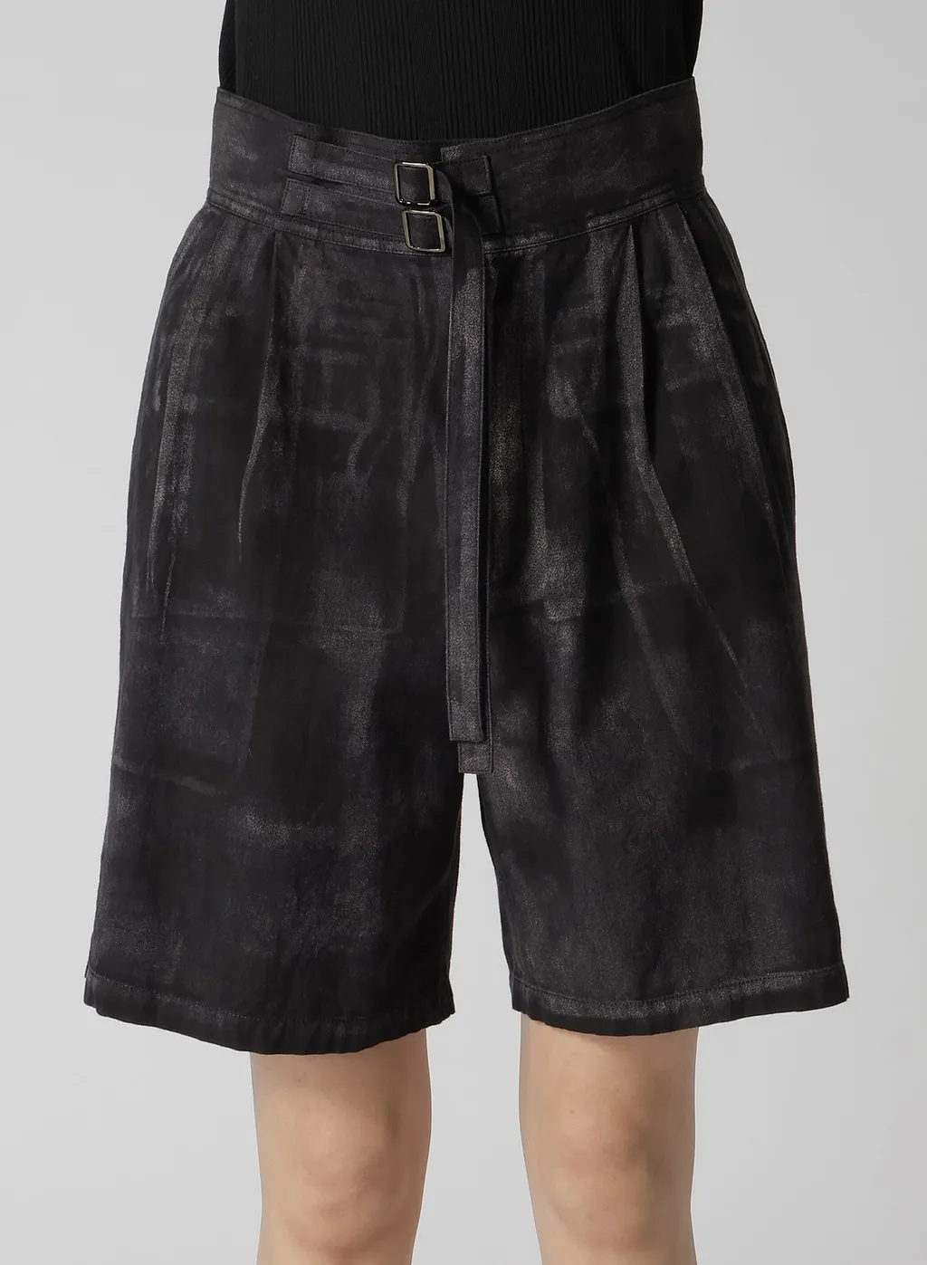 Melange Dungaree Gurka Shorts