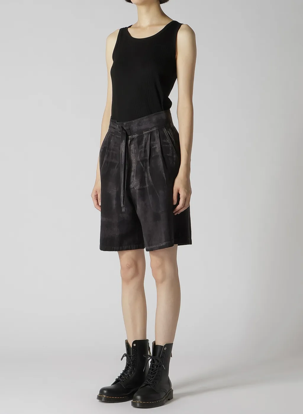 Melange Dungaree Gurka Shorts