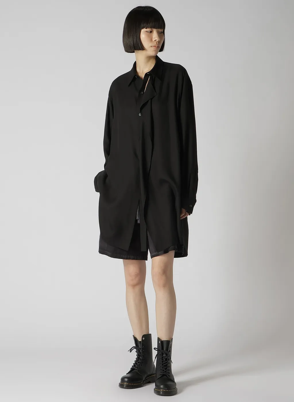 Melange Dungaree Gurka Shorts