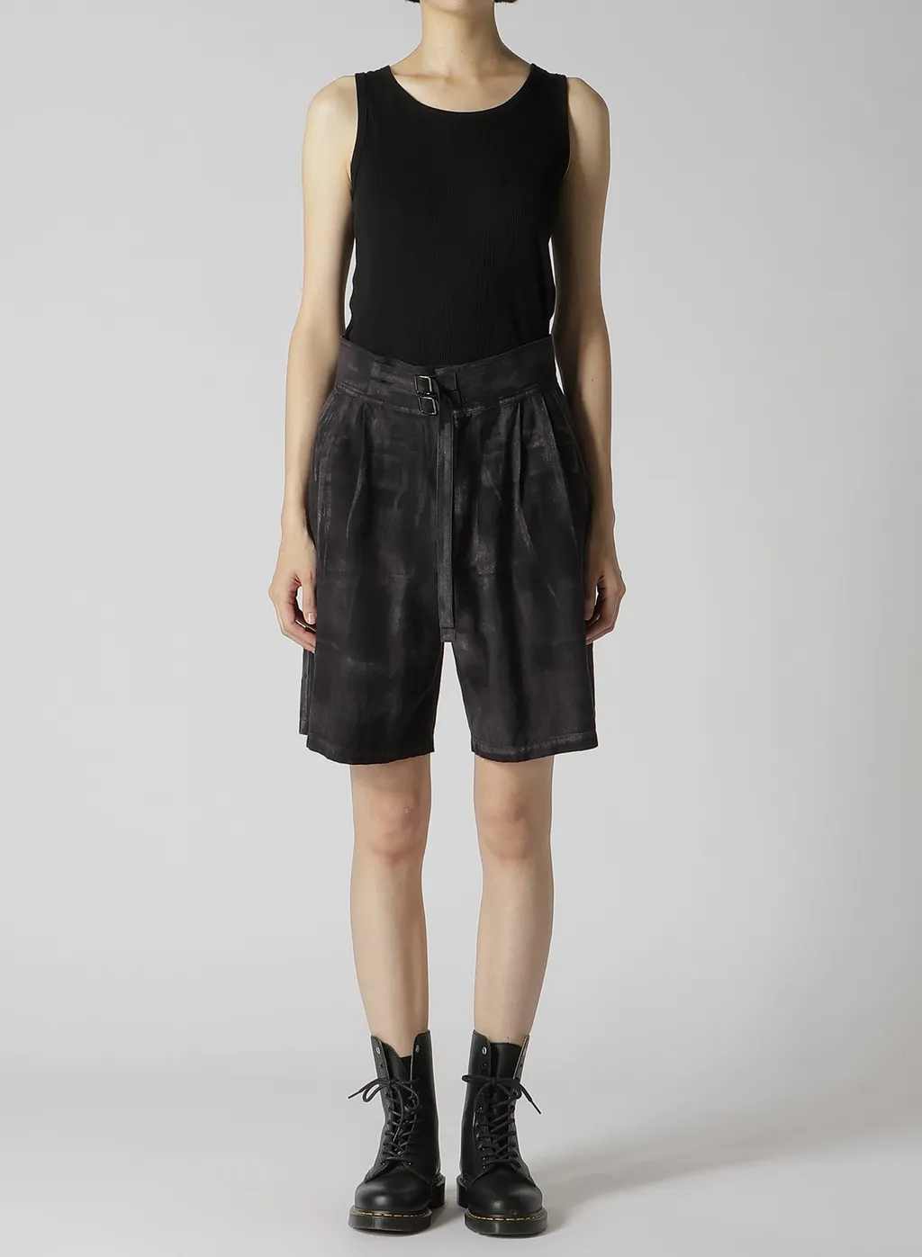 Melange Dungaree Gurka Shorts