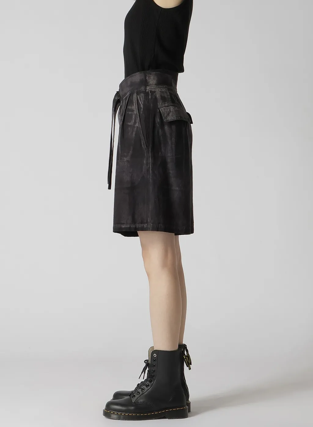 Melange Dungaree Gurka Shorts