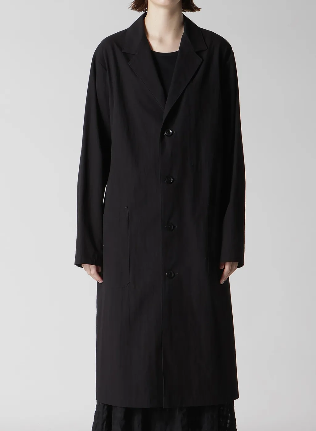 Cotton Linen Dump 4 Button Work Jacket