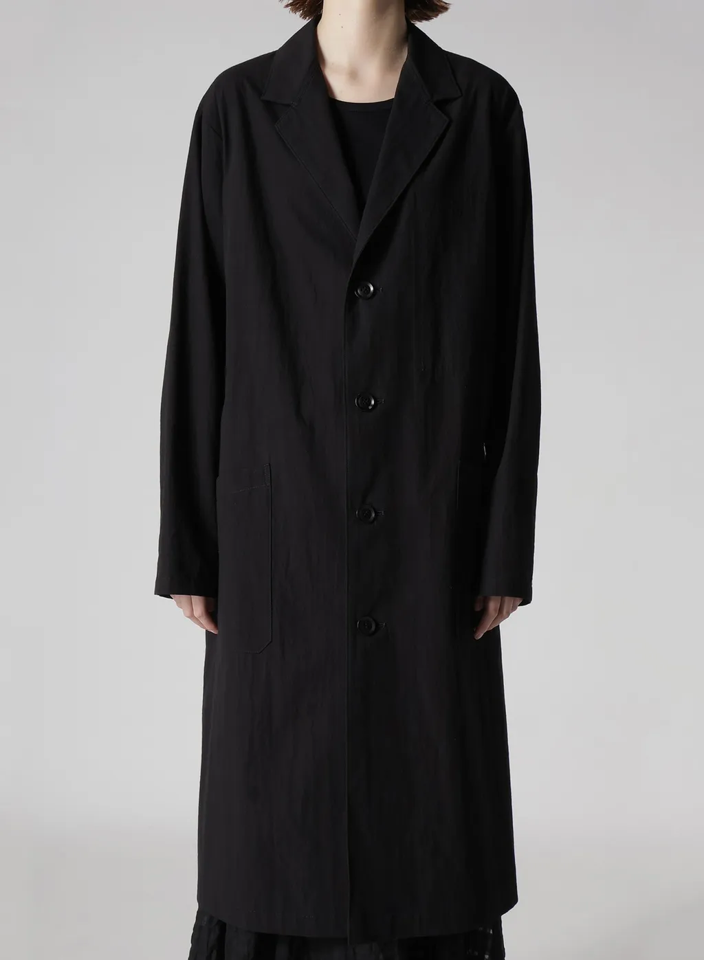 Cotton Linen Dump 4 Button Work Jacket