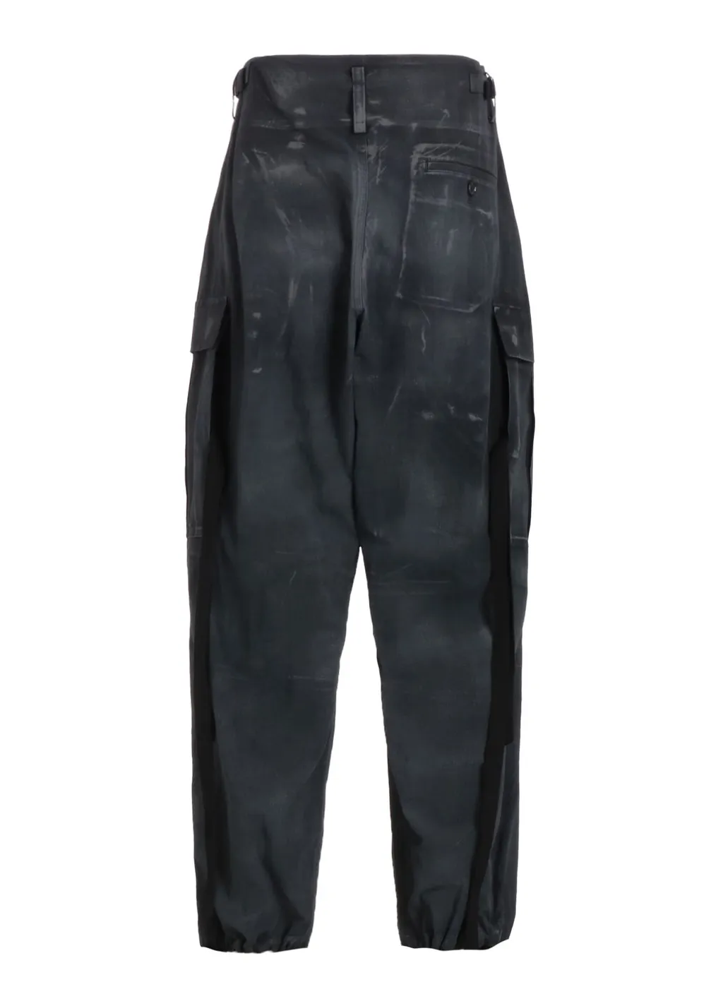 Cotton Linen Dump Rooler Printing Cargo Pants