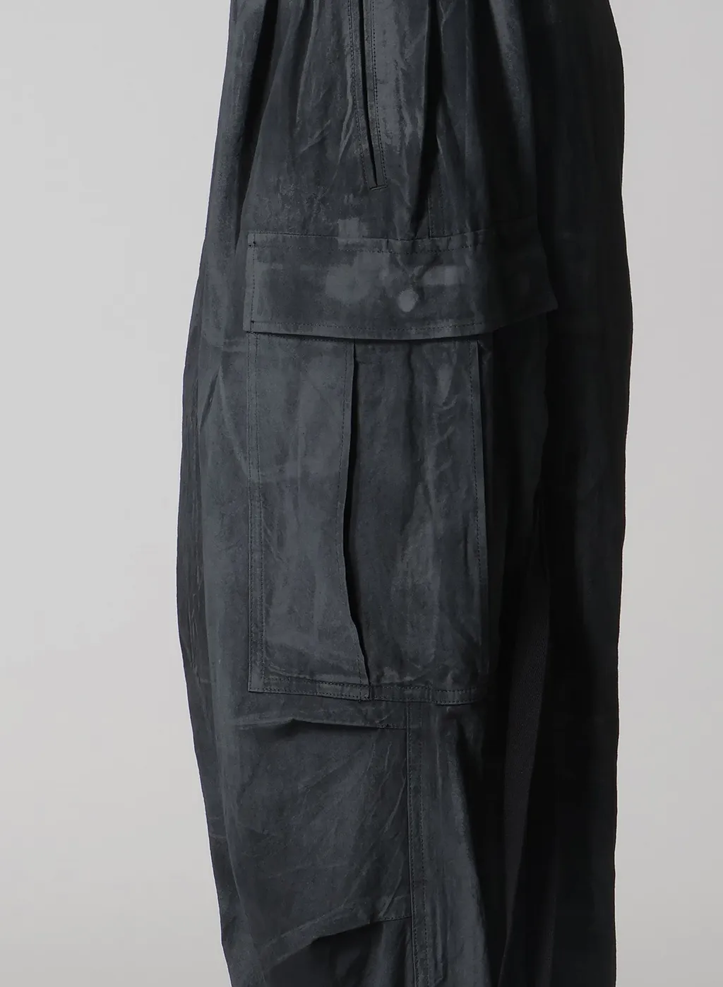 Cotton Linen Dump Rooler Printing Cargo Pants