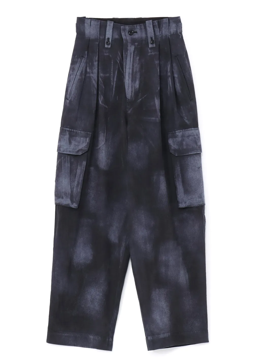 Indigo Heather Chambray Cargo Pants